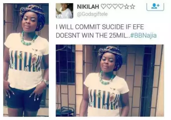 " I Will Commit Suicide If Efe Doesn